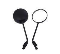 Motorcycle Mirrors For Scooter For E-Bike For Motorcycle Mirrors Universal 8mm Retro Rearview Adjustable HD Vision ABS Round Side Mirror Motorcycle Rear View Mirror