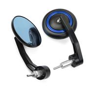 Motorcycle Mirrors For Suzuki For B-King Gsf1250 Gsf600 For Gladius Sfv650 Handlebar End Side Rear View Mirror 7/8"(BLUE)