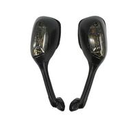 Motorcycle Mirrors For Suzuki For GSX-R 600 750 1000 For XV650 Motorcycle Rearview Rear View Side Mirrors With LED Turn Signal Light Handlebar Rearview Mirror(Smoke)