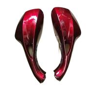 motorcycle mirrors For Suzuki For Piaggio For SYM Haojin 50cc-150cc Modified Scooter Side Mirrors 8mm Motorbike Rearview Back Glasses moto rear view mirror(Rose Red)