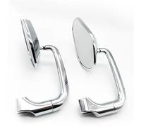 Motorcycle Mirrors For Suzuki Universal Motorcycle Rearview Mirror 8MM 10MM Retro Scotters Side Rear Mirrors(Chrome)