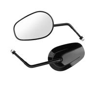 Motorcycle Mirrors For Touring For Road For King For Road For Glide For Sportster 883 For 1200 Dyna Black Motorcycle 8MM Rear View Mirrors(Black)