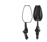 motorcycle mirrors For Universal Aluminum Alloy Side Mirror HD Non-Graded Rearview Adjustable Clean Lens Motorcycle Accessories motor rear view mirror(White)