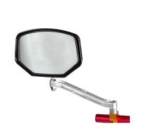 Motorcycle Mirrors For Universal Motorcycle Electric Vehicle Ultra Wide Angle Large Field Rearview Mirror Reverse Mirror(Silver)