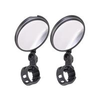 motorcycle mirrors For Universal Motorcycle Handlebar Mounts Reflectors 360 Degree Rotation Auxiliary Wide Angle Convex Mirror Bicycle handlebar mirror(Large round 2X)