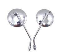 Motorcycle Mirrors FOR Vespa Px LX Lx50 FOR Gts 300 FOR Vespa FOR Et4 50 FOR Zip FOR Piaggio Chrome Motorcycle Rearview Mirrors Round Side Mirrors Scooter Motorcycle Rearview Mirror