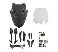 Motorcycle Mirrors For Yamaha For Nmax 125 155 160 2020-2023 Windscreen Windshield With Front Cap Panel Motorcycle Shiel Rear View Mirror WindScreen(2)