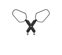 Motorcycle Mirrors M8 M10 Bolt Handlebar Mirror Universal Motorcycle Rearview Mirrors Foldable 360° Adjustment Motorcycle Rearview Mirror