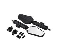 Motorcycle Mirrors M8 M10 Bolt Handlebar Mirror Universal Rearview Foldable 360° Adjustment