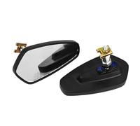 Motorcycle Mirrors Motorcycle Accessories CNC Aluminum Decoration Rear View Side Mirrors Blue White Glass Fit Use For YAMAHA XMAX 250 300 400 2017-2023 Motorbike Mirror(White Glass)