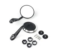 motorcycle mirrors Motorcycle CNC Handlebar Handle Bar Rearview Side Mirrors End Mirror Kit For Street For Trident 660 Bobber T120 For Daytona 675