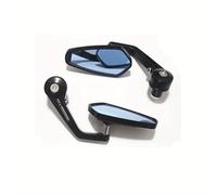 Motorcycle Mirrors Motorcycle Handle Bar End Mirror 7/8" 22 Mm Side Rearview Mirrors Custom Smoke Blue Lens
