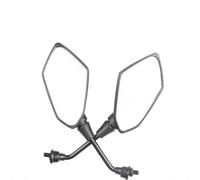Motorcycle Mirrors Motorcycle Mirror 2Pcs E-Bike Rearview Mirrors Electrombile Back Side Convex 8mm 10mm Carbon Fiber Motorbike Mirror(8mm Screw 2pcs)