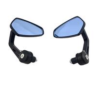 Motorcycle Mirrors Motorcycle Mirror 7/8" Handle Bar End Rearview Mirrors For KAWASAKI For Z750 Z800 For Z900 For Z1000 For ER-6N For ER-6F Side Mirrors Rear View(Diamond)