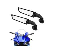 Motorcycle Mirrors Motorcycle Mirrors Stealth Winglets Mirror To Rotate Adjustable Mirrors For YZF R6 R1 R25 R3 R125 R15 For GSXR 600