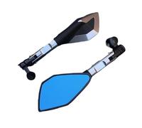 Motorcycle Mirrors Motorcycle Rear View Side Mirrors Handlebar For Kawasaki For Z900 For Z900RS For Z800 For Z1000(Sliver)