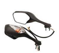 Motorcycle Mirrors Motorcycle Rearview Side Mirrors With LED Turn Signal Light Lamp Fit Use For Honda CBR1000RR CBR 1000 RR 2008-2013 ABS Rear View Mirrors Motorbike Mirror(Not foldable)