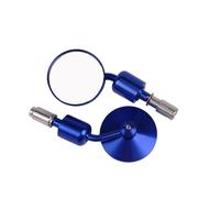 Motorcycle Mirrors Motorcycle Side Mirrors Aluminum Universal Handlebar End 7/8" Rear View Mirror For Street For Bike For Scooter For E-bike(Blue)