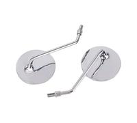 Motorcycle Mirrors Motorcycle Side Mirrors Replacement For Tr&iumph For Bonneville T100 10mm Chrome Rearview Mirror Motorcycle Accessories