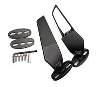 Motorcycle Mirrors Motorcycle Wing Mirrors Adjustable Rotating Rearview Side Mirror Fit Use For BMW S1000RR Fit Use For Honda CBR Fit Use For YAMAHA YZF R6 R1 R25 R3 R125 R15 Motorbike Mirror