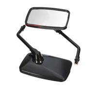 motorcycle mirrors Pair 10MM Universal Motorcycle Rear View Mirrors Thread Black Rectangle Rearview Side For Scooter ATV adjustable motorcycles mirror(Black)