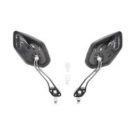 Motorcycle Mirrors Personalized Color Aluminum Alloy Universal Motorcycle Rearview Mirror Scooter Modification Accessories Motorbike Mirror(Black)