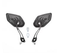Motorcycle Mirrors Personalized Color Aluminum Alloy Universal Motorcycle Rearview Mirror Scooter Modification Accessories Motorbike Mirror(Carbon fiber)