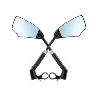 Motorcycle Mirrors Rear View Mirror Reflector Adjustable Rotatable Handlebar For Mountain Road Bike Motorcycle Scooter Safety Handlebar Rearview Mirror(1 pair)