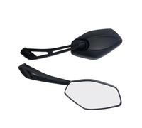 Motorcycle Mirrors Set For Ducati For Monster 696 For Monster 797 For Monster 821 For Hypermotard 950 8/10MM Motorcycle Rear Mirrors White Glass Mirror Bar End Mirrors