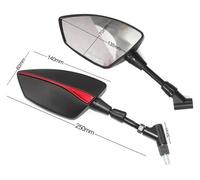 Motorcycle Mirrors Set For GSX-S1000GT GSXS 1000 2022 2023 GSXS1000GT GSXSGT Motorcycle Side Rear View Rearview Mirrors Motorcycle Rearview Mirror(Red)