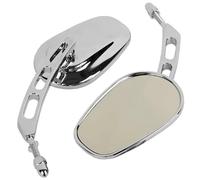 Motorcycle Mirrors Set For Road For King For Touring For XL 883 Motorcycle 8mm Rear View Side Mirror(Chrome)