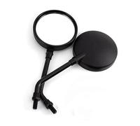 Motorcycle Mirrors Set For Royal Enfield For Interceptor 650 Motorcycle Rearview Mirrors 8/10MM Cafe Racer Side Mirror Bar End Mirrors(Black-long pole)