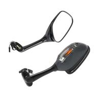 Motorcycle Mirrors Set For Suzuki For GSXR600 For GSX-R750 For GSXR1000 2002-2015 Motor Parts Areyourshop Rearview Side Mirrors Turn Signals(Carbon)