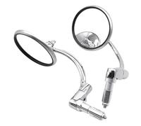 Motorcycle Mirrors Universal 7/8" 22mm Handle Bar End Side Adjustable Rearview Street Bike Scooter Mirror Motorcycle Rear View Side Mirrors