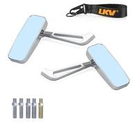 Motorcycle Mirrors Universal 8mm 10mm Bolt Chrome Handlebars Rearview mirror For Honda Kawasaki Suzuki Aprilia Street Bike Cruiser Scooter