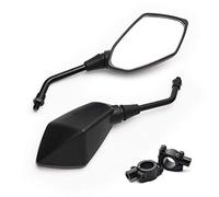 Motorcycle Mirrors Universal Motorcycle Convex Rear View Mirror 10mm Bolt Electrombile Back Side Mirror Motorbike Mirror(Include mount)
