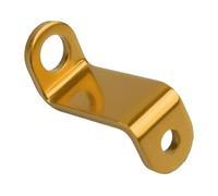 Motorcycle Mirrors Universal Motorcycle Extender Rearview Mirror Screws Mount Bracket Oil Cap Holder Stands Support Rearview Side Mirrors(A Gold)