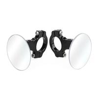 Motorcycle Mirrors Universal Motorcycle Handlebar Mounted Rearview Mirror Blind Spot Frameless 360 Degree Rotation(1 Pair For 25mm Bar)