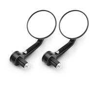 Motorcycle Mirrors Universal Motorcycle Long Pole Rearview Mirror Circular Shaped Handle Mirror Motorbike Side Mirrors(White)
