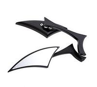 Motorcycle Mirrors Universal Motorcycle Rearview Mirrors 8mm,10mm Motorbike Mirror(Black)