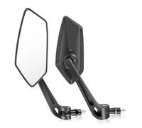 Motorcycle Mirrors Universal Motorcycle Rearview Mirrors Black Adjustable Side Mirrors Motorbike Accessories For Cafe Racer Dirt Pit Bike Electric Side mirror