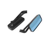 Motorcycle Mirrors Universal Side Mirror Mobike Handlebar Rear View Mirrors Rectangle Black Square Smoke Blue Glass 8mm/10mm Rearview Mirrors