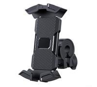Motorcycle Mobile Phone Holder Compatible with Handlebars and Rearview Mirrors, Secure Clamping for Safe Outdoor Riding (Handlebars)
