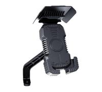 Motorcycle Mobile Phone Holder Shockproof Mobile Bicycle Clamp Holder, 360° Rotatable Stand for Scooter Bike Handlebar, Strong Grip, Adjustable Navigation Mount with Protective Cover, Road Bike