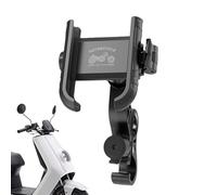 Motorcycle mobile phone mounting bracket, anti-shake rotating smartphone clamp, e-scooter mobile phone holder, for commuting, touring, racing, navigation system, music playback, birthday