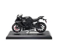 Motorcycle model 1/12 Alloy Miniature Motorcycle Diecast Model Toys Gift For Y&AMAHA YZF-R1 YZFR1 YZF R1(Black- Silver)