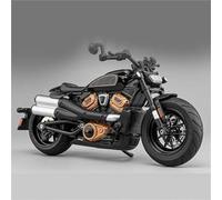 Motorcycle model 1/12 For Harley For Davidson Sportster S Motorbike Alloy Model Diecast Racing Motorcycle Toy Gift Collection Miniature Voiture(Black- Silver)