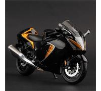 Motorcycle model 1:12 For Suzuki For Hayabusa 2022 Die-casting Model Collection Hobby Toy Gift Off-road Motorcycle(Black- Silver)
