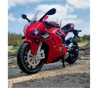 Motorcycle model 1pcs For DUCATI V4S Panigale Simulation Alloy 1/12 Motorcycle Model Sound And Light Toy(Black- Silver)