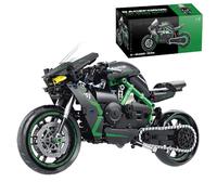 Motorcycle Model Building Block Kits for H2R, 511 PCS 1:8 Super Motorcycl Construction Toys, MOC Racing Motorcycle Building Kit Superbike Model Present for Kid Adult, Compatible with Major Brands